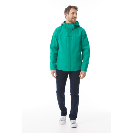 Veste en toile vert jade BADEN homme | Mousqueton