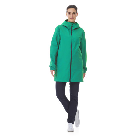 Long coupe-vent imperméable vert jade | Mousqueton