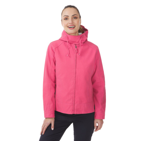 Veste à capuche mi-saison Femme rose fuchsia | Mousqueton