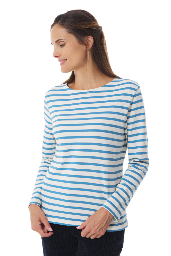 MARINELLA BICOLORE ECRU - BLEUET