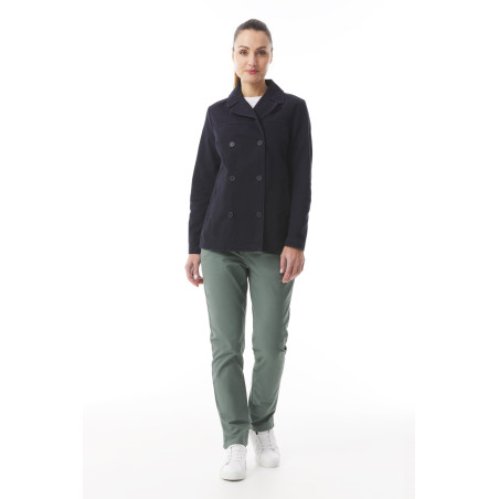 Caban déperlant non-doublé Femme bleu marine | Mousqueton