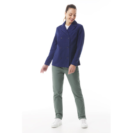 Caban déperlant non-doublé Femme bleu regate | Mousqueton