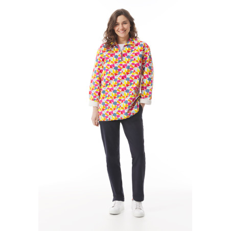 Vareuse mixte motifs drapeaux multicolores | Mousqueton