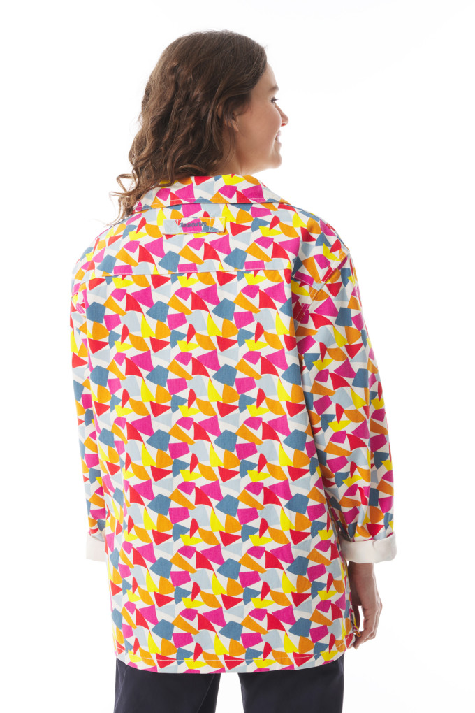 CACHOU PRINT-S FANION ECRU - TULIPE
