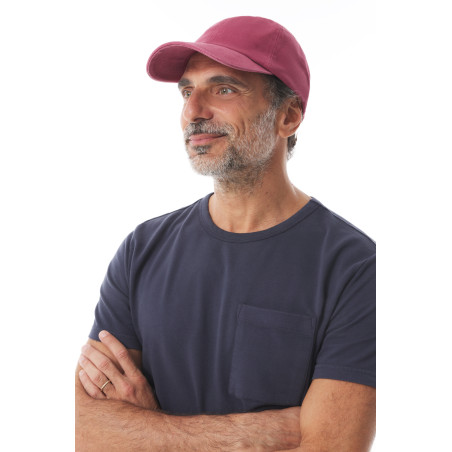 Casquette baseball réglable rouge brique | Mousqueton