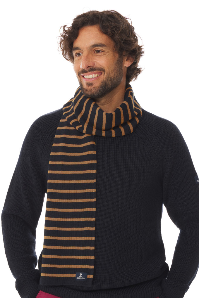 CHAUSEY BICOLORE MARINE - HOUBLON