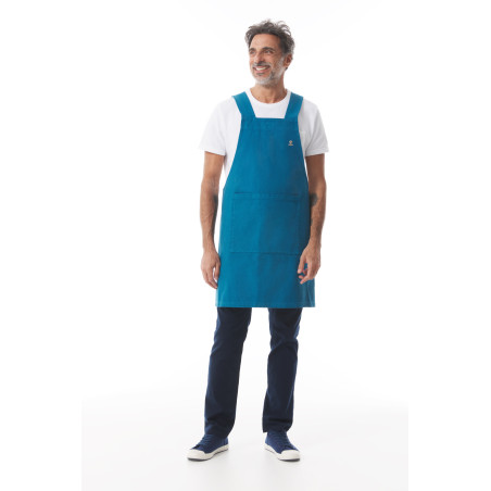 Japanese Abyss Blue Apron | Mousqueton