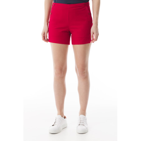 Short à pont femme rouge carmin | Mousqueton