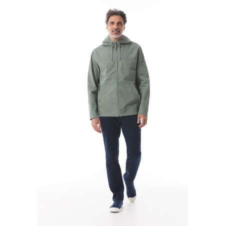 Veste homme taille ajustable vert kaki | Mousqueton