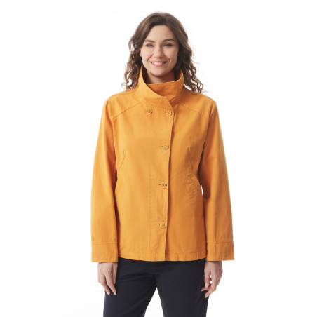 Veste légère femme jaune orangé | Mousqueton
