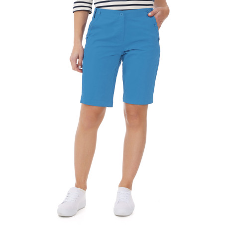 Bermuda à pont femme bleu ciel | Mousqueton