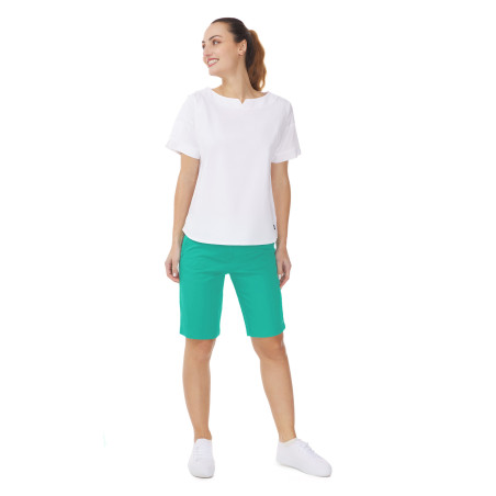 Bermuda à pont femme vert jade | Mousqueton