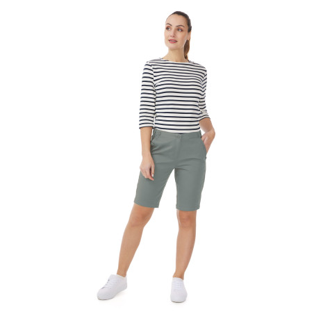 Bermuda à pont femme vert kaki | Mousqueton