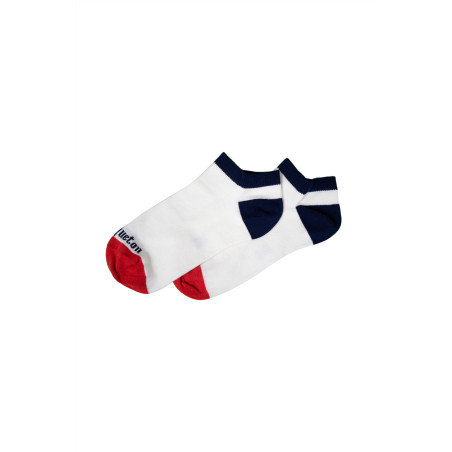 Chaussettes basses colorées écru | Mousqueton