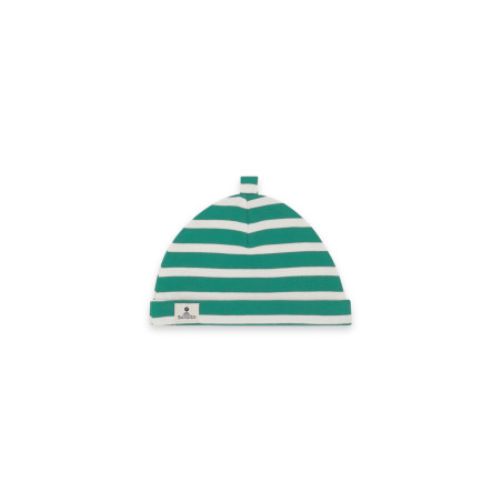 Bonnet rayé en coton bébé MIMI BABY-B | Mousqueton