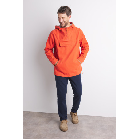 Vareuse à capuche Femme et Homme orange vif | Mousqueton