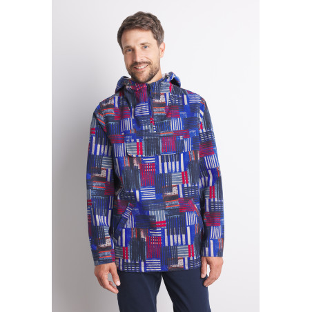 Printed hooded jacket for women and men | Mousqueton