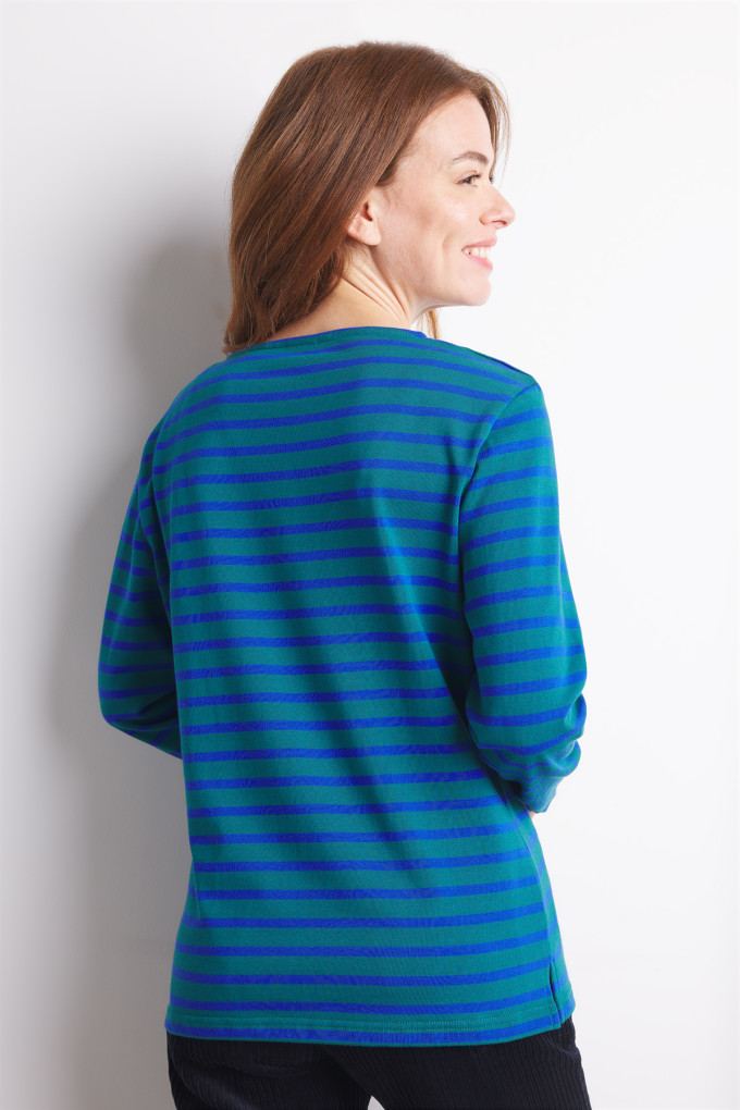 MARINELLA BICOLORE EMERAUDE - COBALT