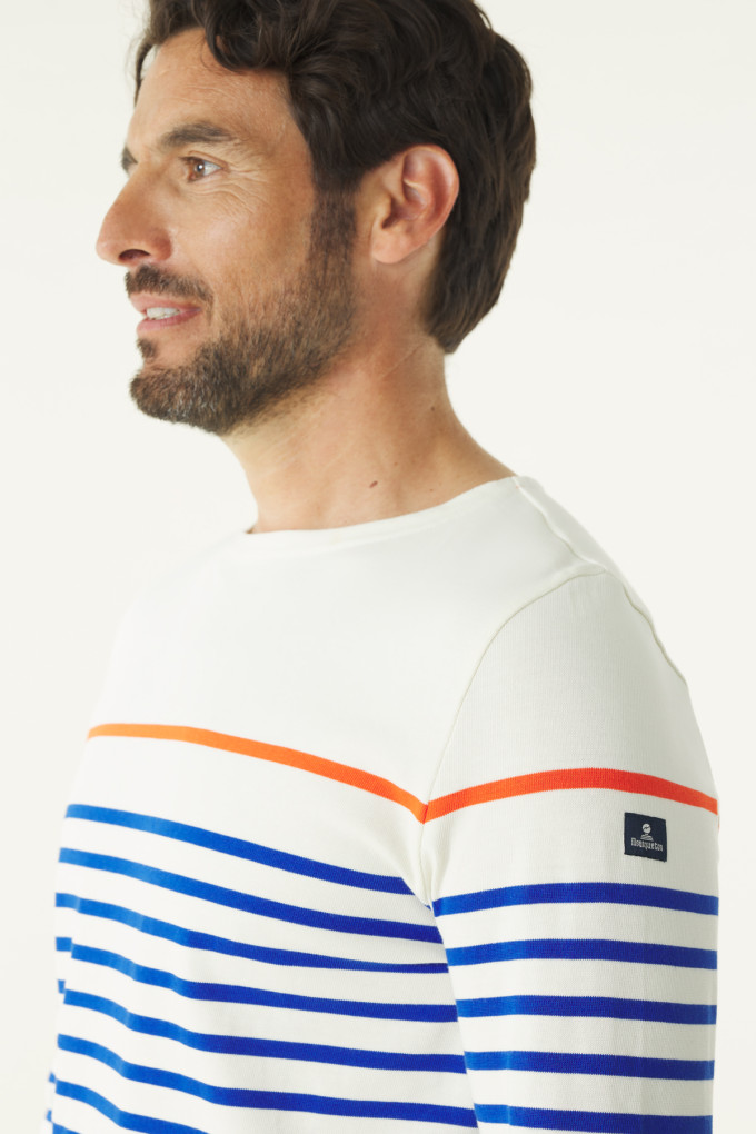 MARIO SPECIAL ECRU-COBALT-FEU