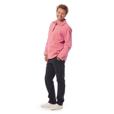 Vareuse de marin en toile canva rose pivoine | Mousqueton