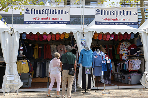Stand Mousqueton au festival interceltique de lorient