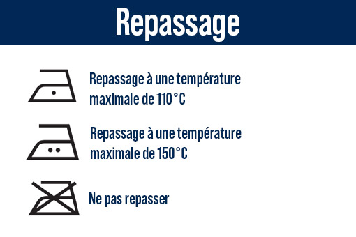 Symbole de repassage du vêtement
