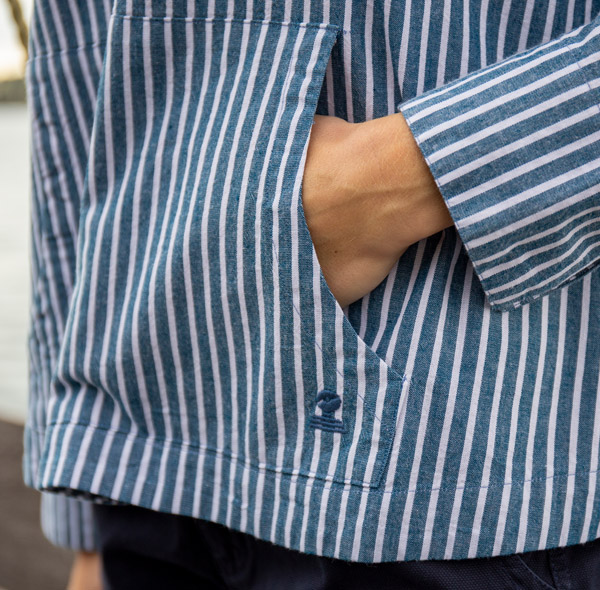 Un tissu en chambray